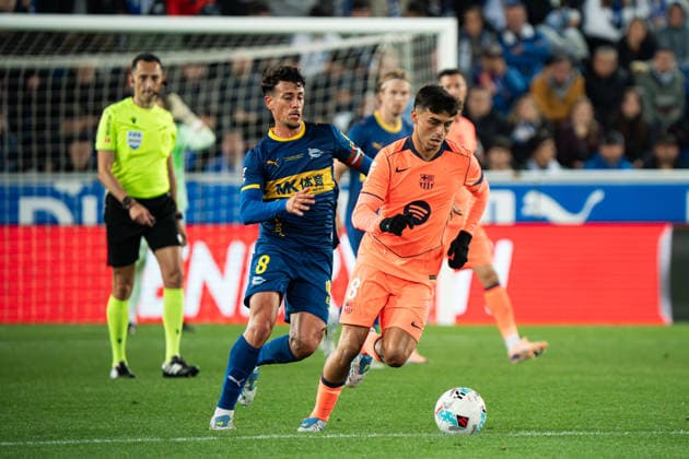 VITORIA, SPAIN - May 13: during the LaLiga match between Deportivo Alaves and FC Barcelona, Barca at Mendizorroza Stadium on May 13, 2026 in Bilbao, Spain. (Photo by Ibai Tudanca) Copyright: xIbaixTudancax