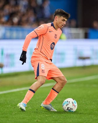 May 13, 2026, Vitoria, Alava, SPAIN: Pedri Gonzalez of FC Barcelona, Barca in action during the LaLiga EA Sports match between Deportivo Alaves and FC Barcelona at Mendizorrotza on May 13, 2026, in Vitoria, Spain. Vitoria SPAIN - ZUMAa181 20260513_zaa_a181_286 Copyright: xRicardoxLarreinax