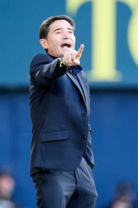 Kings League Italy 2026 May 13, 2026, Villarreal, Castellon, Spain: Marcelino Garcia Toral head coach of Villarreal CF reacts during the Spanish championship LaLiga football match between Villarreal CF and Sevilla CF on 13 May 2026 at Ceramica Stadium in Villarreal, Spain. Villarreal Fonzies Arena Spain Spanish La Liga EA Sports soccer match Villarreal vs Sevilla Copyright: xCerezox