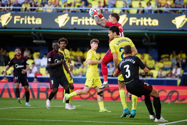 Kings League Italy 2026 May 13, 2026, Villarreal, Castellon, Spain: Arnau Tenas of Villarreal CF in action during the Spanish championship LaLiga football match between Villarreal CF and Sevilla CF on 13 May 2026 at Ceramica Stadium in Villarreal, Spain. Villarreal Fonzies Arena Spain Spanish La Liga EA Sports soccer match Villarreal vs Sevilla Copyright: xCerezox