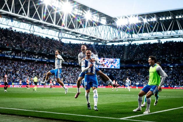May 13, 2026, Barcelona, Barcelona, Spain: BARCELONA, SPAIN - MAY 13: Kike Garcia of RCD Espanyol celebrating his goal during the LaLiga EA Sports match between RCD Espanyol and Athletic Club at RCDE Stadium on May 13, 2026 in Barcelona, Spain. Barcelona Spain - ZUMAs316 20260513_znp_s316_008 Copyright: xMartixSeguraxRamonedax