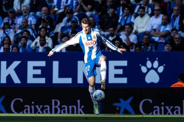 May 13, 2026, Barcelona, Barcelona, Spain: BARCELONA, SPAIN - MAY 13: Carlos Romero of RCD Espanyol in action during the LaLiga EA Sports match between RCD Espanyol and Athletic Club at RCDE Stadium on May 13, 2026 in Barcelona, Spain. Soccer 2026: RCD Espanyol V Athletic Club - LaLiga EA Sports  - ZUMAs316 20260513_znp_s316_020 Copyright: xMartixSeguraxRamonedax