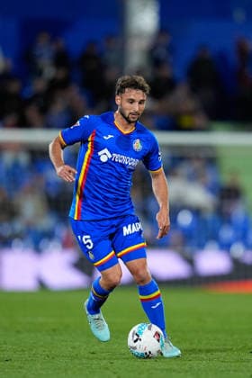 May 13, 2026, Getafe, Madrid, Spain: Sebastian Boselli of Getafe CF in action during the Spanish League, LaLiga EA Sports, football match played between Getafe CF and RCD Mallorca at Coliseum de Getafe stadium on May 13, 2026, in Getafe, Spain. Getafe CF V RCD Mallorca - LaLiga EA Sports  - ZUMAa181 20260513_zaa_a181_336 Copyright: xDennisxAgyemanx