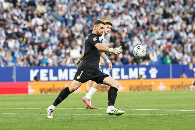 Unai Simon (ABilbao), MAY 13, 2026 - Football Soccer : Spanish LaLiga EA Sports match between RCD Espanyol de Barcelona - Athletic Club de Bilbao at the RCDE Stadium in Barcelona, Spain. Noxthirdxpartyxsales  aflo_330267016