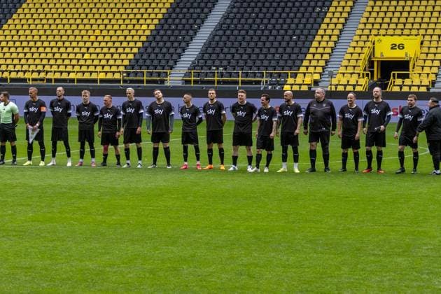 Spiel Deines Lebens: BVB Legenden - SF Westenfeld ** NUR FÜR REDAKTIONELLE ZWECKE ** EDITORIAL USE ONLY **<p>Am Mittwoch, den 13. Mai 2026 fand im Signal-Iduna Park in Dortmund das Sky Spiel Deines Lebens statt. Dabei spielte eine Auswahl der SF Westenfeld gegen die Legendenmannschaft von Borussia Dortmund. Deutschland NRW Dortmund Copyright: MichaelxSchwalm
