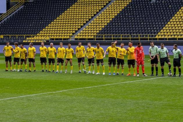 Spiel Deines Lebens: BVB Legenden - SF Westenfeld ** NUR FÜR REDAKTIONELLE ZWECKE ** EDITORIAL USE ONLY **<p>Am Mittwoch, den 13. Mai 2026 fand im Signal-Iduna Park in Dortmund das Sky Spiel Deines Lebens statt. Dabei spielte eine Auswahl der SF Westenfeld gegen die Legendenmannschaft von Borussia Dortmund. Deutschland NRW Dortmund Copyright: MichaelxSchwalm