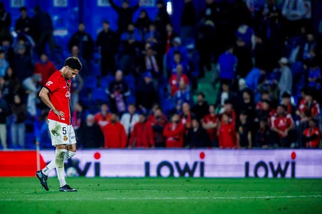 Getafe CF vs RCD Mallorca - LaLiga EA Sports - 13 05 2026 Omar Mascarell of RCD Mallorca during the LaLiga EA Sports match between Getafe CF and RCD Mallorca at Coliseum Alfonso Perez Stadium on May 13, 2026 in Madrid, Spain. Madrid Spain Copyright: xMarinaxFrutos PGSxPhotoxAgencyx