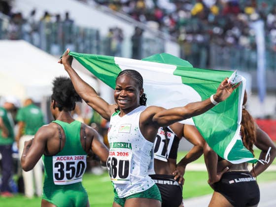 Chukwuma Rosemary at The 24th African Senior Athletics Championships (ASAC) 2026 in Accra, Ghana, at the University of Ghana Sports Stadium from May 12 2026 Copyright: xChristopherxOnahx