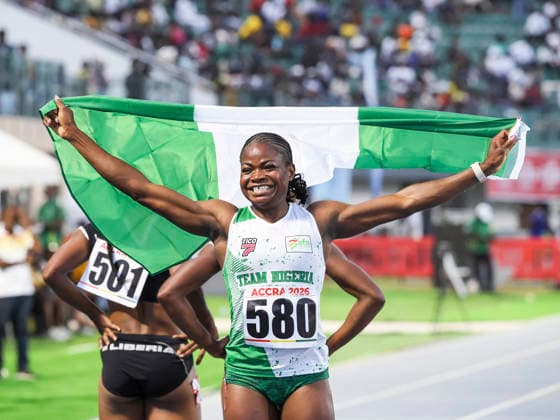 Chukwuma Rosemary at The 24th African Senior Athletics Championships (ASAC) 2026 in Accra, Ghana, at the University of Ghana Sports Stadium from May 12 2026 Copyright: xChristopherxOnahx