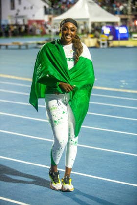 Sade Olatoye (Nigeria) in action after the Women s hammer throw, at the 2026 African Senior Athletics Championship in Accra, Ghana. Photo by Adeniyi Muyiwa Copyright: xAdeniyixMuyiwax