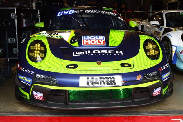RECORD DATE NOT STATED 48 Patrick Assenheimer (Heilbronn GER) Tobias Mueller(Euskirchen GER) Dylan Pereira (LUX) ( Daam Arrow (NDL), Porsche 911 GT3 R Evo2, Team: 48 Lorsch Motorsport by Black Falcon (GER) in der Box GER, Motorsport, 54. ADAC Ravenol 24H-Rennen Nuerburgring 2025, Mittwoch, Impressionen vor dem Rennen, Nuerburg, 13.05.2026 GER, Motorsport, 54. ADAC Ravenol 24H-Rennen Nuerburgring 2025, Mittwoch, Impressionen vor dem Rennen, Nuerburg, 13.05.2026 Nuerburg Copyright: xEibner-Pressefoto JuergenxAugstx EP_JAT
