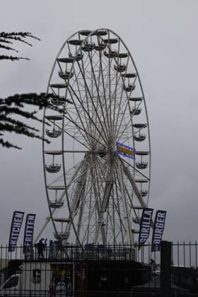 RECORD DATE NOT STATED Das Ravenol Riesenrad im Fahrerlager bei duesterem, regenverhangenen Himmel GER, Motorsport, 54. ADAC Ravenol 24H-Rennen Nuerburgring 2025, Mittwoch, Impressionen vor dem Rennen, Nuerburg, 13.05.2026 GER, Motorsport, 54. ADAC Ravenol 24H-Rennen Nuerburgring 2025, Mittwoch, Impressionen vor dem Rennen, Nuerburg, 13.05.2026 Nuerburg Copyright: xEibner-Pressefoto JuergenxAugstx EP_JAT