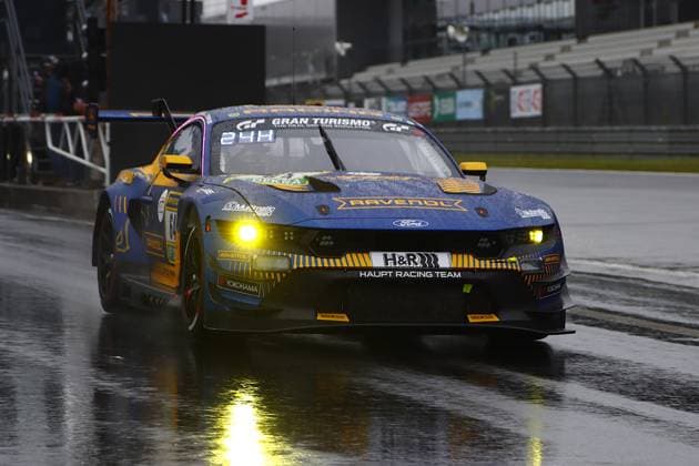 RECORD DATE NOT STATED 64 Dennis Olsen (NOR) Christopher Mies (Erkrath GER) Frederic Vervisch (BEL) Arjun Maini (IND), Ford Mustang GT3, Team: HRT Ford Racing (GER) in der Boxengasse GER, Motorsport, 54. ADAC Ravenol 24H-Rennen Nuerburgring 2025, Mittwoch, Impressionen vor dem Rennen, Nuerburg, 13.05.2026 GER, Motorsport, 54. ADAC Ravenol 24H-Rennen Nuerburgring 2025, Mittwoch, Impressionen vor dem Rennen, Nuerburg, 13.05.2026 Nuerburg Copyright: xEibner-Pressefoto JuergenxAugstx EP_JAT