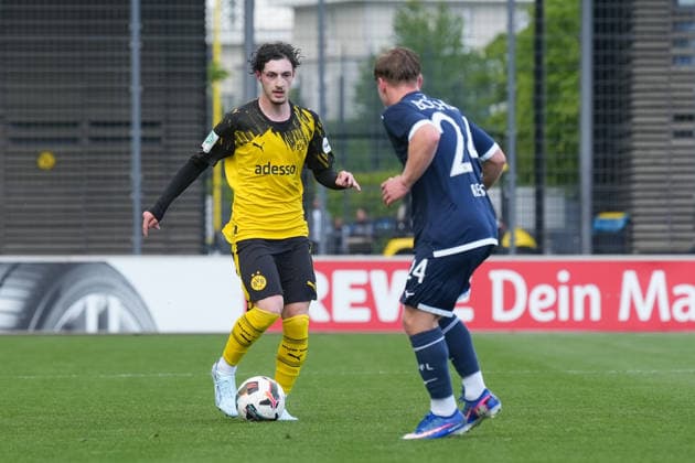 Donnerstag, 14.05.2026 Saison 2025 2026 Finale U17, U 17 Westfalenpokal im BVB Fußballpark Hohenbuschei, Dortmund, Germany. BV Borussia Dortmund U17 - VfL Bochum U17. Anastasios Kitos (BVB)