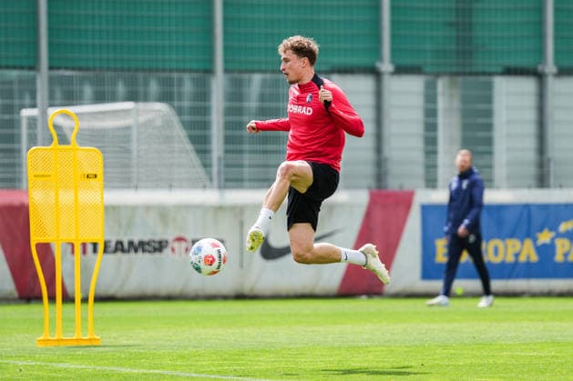 Öffentliches Training, SC Freiburg, 14.05.2026 Patrick Osterhage (SC Freiburg, 6) Öffentliches Training, SC Freiburg, 14.05.2026 Copyright: xBEAUTIFULxSPORTS Boscox