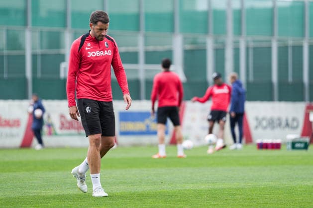 Öffentliches Training, SC Freiburg, 14.05.2026 Christian Günter (SC Freiburg, 30) Öffentliches Training, SC Freiburg, 14.05.2026 Copyright: xBEAUTIFULxSPORTS Boscox