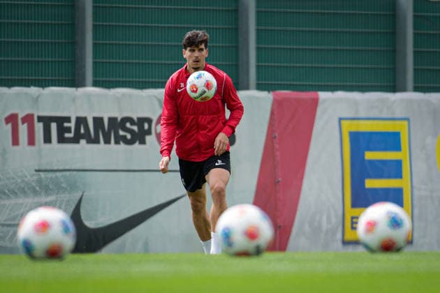 Fussball, Bundesliga, Herren, Training SC Freiburg - Europa-Park-Stadion, Europa Park Stadion,: Igor Matanovic (SC Freiburg 31) Freiburg Europa Park Stadion Baden-Württemberg Deutschland Copyright: xFINLEYxMÖRCHx