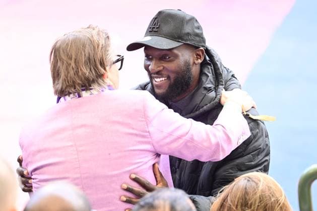 Royale Union Saint-Gilloise v RSC Anderlecht - Belgian Croky Cup Final BRUSSELS, BELGIUM - MAY 02 : Coucke Marc Owner of RSC Anderlecht and Lukaku Romelu pictured during the Belgian Croky Cup final match between Royale Union Saint-Gilloise and RSC Anderlecht on May 2, 2026 in Brussels, Belgium, 02 05 2026 Brussels Belgium  Copyright: xPeterxDexVoechtx