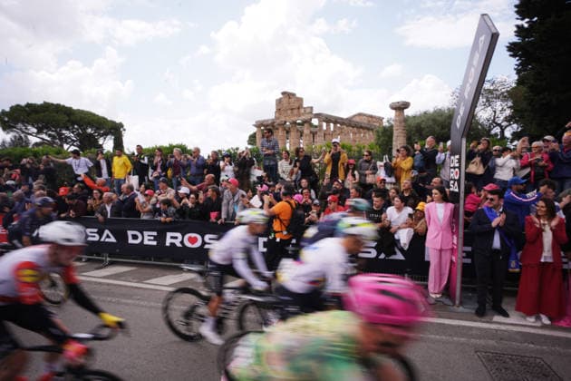 The driver during Stage 6 of the Giro d™Italia, from Paestum to Naples, Italy, Thursday, May 14, 2026.  Copyright: xMarcoxAlpozzi LaPressex