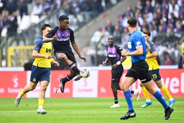 Royale Union Saint-Gilloise v RSC Anderlecht - Belgian Croky Cup Final BRUSSELS, BELGIUM - MAY 14 : Camara Ilay midfielder of RSC Anderlecht during the Belgian Croky Cup final match between Royale Union Saint-Gilloise and RSC Anderlecht on May 14, 2026 in Brussels, Belgium, 14 05 2026 Brussels Belgium  Copyright: xTomasxSiskx
