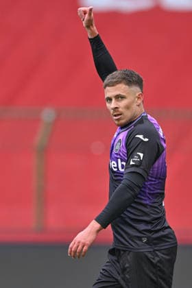 260514 Cupfinal Royale Union Saint-Gilloise vs RSC Anderlecht Thorgan Hazard (11) of Anderlecht reacts during the Croky Cup final 2026 between Royale Union Saint-Gilloise and RSC Anderlecht on May 14 , 2026 in Brussels, Belgium. (Photo by David Catry Isosport) Brussels Belgium  Copyright: xDavidxCatryx 20260514DC2_5726