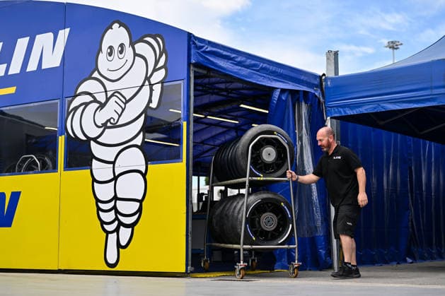 MOTO - MOTO GP - CATALUNYA GRAND PRIX 2026 Michelin tyres during the 2026 MotoGP Monster Energy Grand Prix of Catalunya, on the Catalunya circuit of Barcelona, from May 15 to 17th, in Spain - BarcelonaSpain  Copyright: xGIGIxSOLDANOx