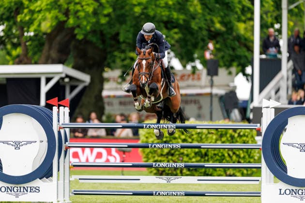 HAMBURG - Al Shira aa 95. Deutsches Spring- und Dressur DERBY 2026, HAMBURG - Al Shira aa 95. Deutsches Spring- und Dressur DERBY 2026 HEEL Arne van (NED), Keaton HV CSI5* - Championat of Hamburg Prize of Deutsche Vermögensberatung AG - Al Shira aa CSI5* Tour CSI5*: Int. jumping competition over two rounds (1,55m) Hamburg, Jenischpark, Derby Park Klein Flottbek 14. May 2026 -