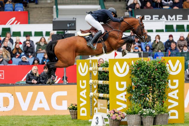 HAMBURG - Al Shira aa 95. Deutsches Spring- und Dressur DERBY 2026, HAMBURG - Al Shira aa 95. Deutsches Spring- und Dressur DERBY 2026 HEEL Arne van (NED), Keaton HV CSI5* - Championat of Hamburg Prize of Deutsche Vermögensberatung AG - Al Shira aa CSI5* Tour CSI5*: Int. jumping competition over two rounds (1,55m) Hamburg, Jenischpark, Derby Park Klein Flottbek 14. May 2026 -