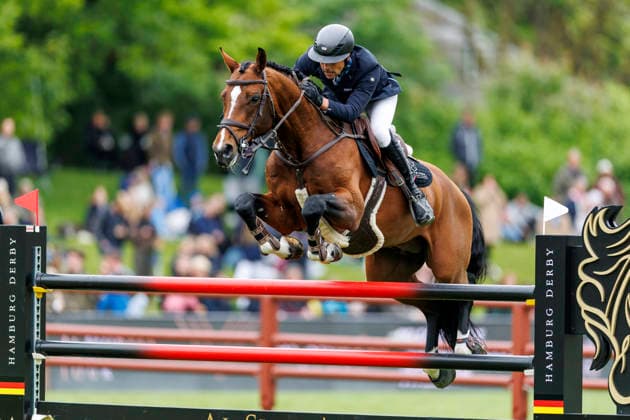 HAMBURG - Al Shira aa 95. Deutsches Spring- und Dressur DERBY 2026, HAMBURG - Al Shira aa 95. Deutsches Spring- und Dressur DERBY 2026 HEEL Arne van (NED), Keaton HV CSI5* - Championat of Hamburg Prize of Deutsche Vermögensberatung AG - Al Shira aa CSI5* Tour CSI5*: Int. jumping competition over two rounds (1,55m) Hamburg, Jenischpark, Derby Park Klein Flottbek 14. May 2026 -