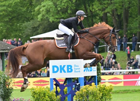 GER; Al Shira aa Deutsches Spring- & Dressur Derby Hamburg 14.05.2026, GER; Al Shira aa Deutsches Spring- & Dressur Derby Hamburg, Preis der Deutschen Vermögensberatung AG - Championat von Hamburg, Al Shira aa CSI5* Tour im Bild Sandra Auffarth (GER) auf Quirici H