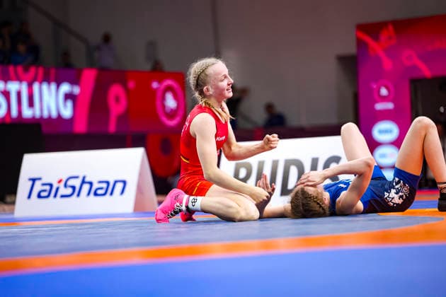 U17, U 17 Wrestling European Championships 43kg WW - Finja Viviane Strauch (GER) df. Anastasiya Lazarchyk (BLR)