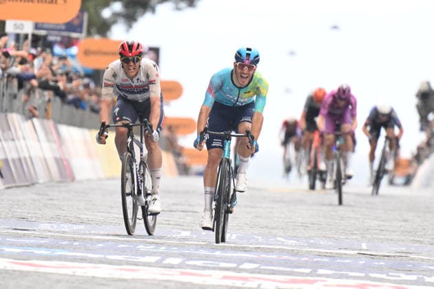 14-05-2026 Giro D italia; Tappa 06 Paestum - Napoli; 2026, Xds - Astana; 2026, Soudal - Quick Step; Ballerini, Davide; Stuyven, Jasper; Napoli; 