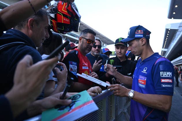 Ahead of MotoGP Catalonia Grand Prix BARCELONA, SPAIN - MAY 14: Toprak Razgatlioglu of Prima Pramac Yamaha MotoGP meets with fans ahead of the Catalonia Grand Prix, sixth round of the 2026 MotoGP World Championship, WM, Weltmeisterschaft at the 4.66-kilometer Circuit de Barcelona-Catalunya in Barcelona, Spain on May 14, 2026. Burak Akbulut Anadolu Barcelona Spain. Editorial use only. Please get in touch for any other usage.  Copyright: x2026xAnadoluxBurakxAkbulutx