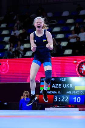 U17, U 17 Wrestling European Championships 49kg WW - Olena Kolubai (UKR)