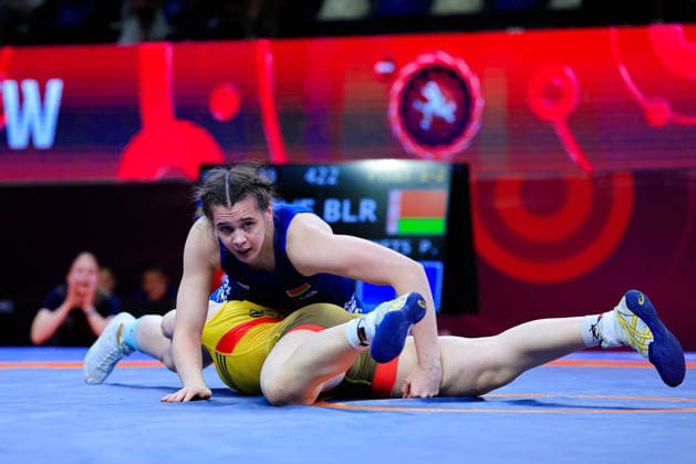 U17, U 17 Wrestling European Championships 65kg WW - Palina Brahinets (BLR) df. Emma Leah Acar (SWE)