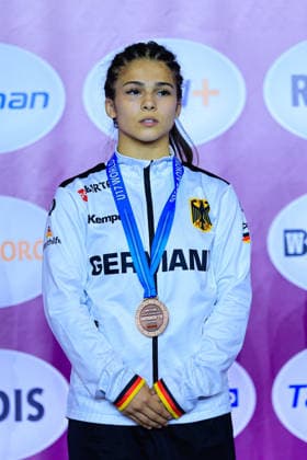 U17, U 17 Wrestling European Championships Podium 49kg WW - Bronze: Madina Bayramova (GER)