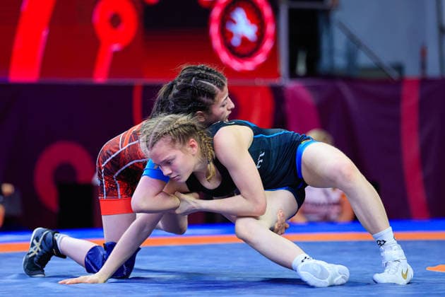 U17, U 17 Wrestling European Championships 40kg WW - Sirin Askara (TUR) df. Nahla Maylin Eichheimer (GER)