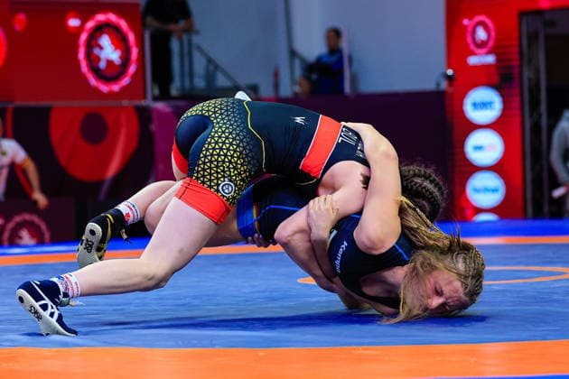 U17, U 17 Wrestling European Championships 43kg WW - Rusalina Andriana Portaru (MDA) df. Kristin Stefanova Iliyna (BUL)