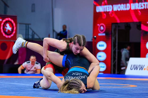 U17, U 17 Wrestling European Championships 43kg WW - Rusalina Andriana Portaru (MDA) df. Kristin Stefanova Iliyna (BUL)