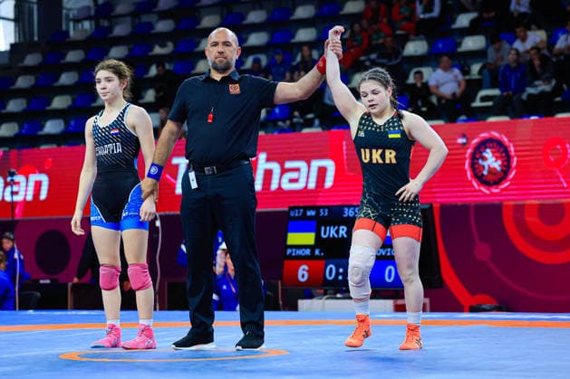 U17, U 17 Wrestling European Championships 53kg WW - Kamilla Pihor (UKR) df. Zara Petrovic (CRO)