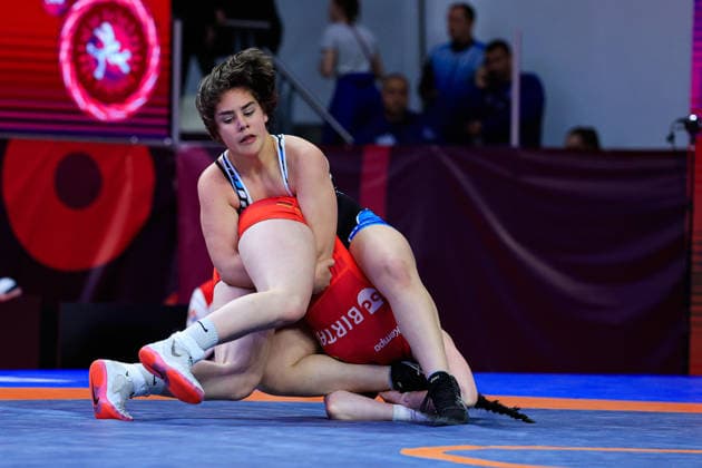 U17, U 17 Wrestling European Championships 61kg WW - Alischa Melitta Marie Guenther (GER) df. Asja Kojic (CRO)