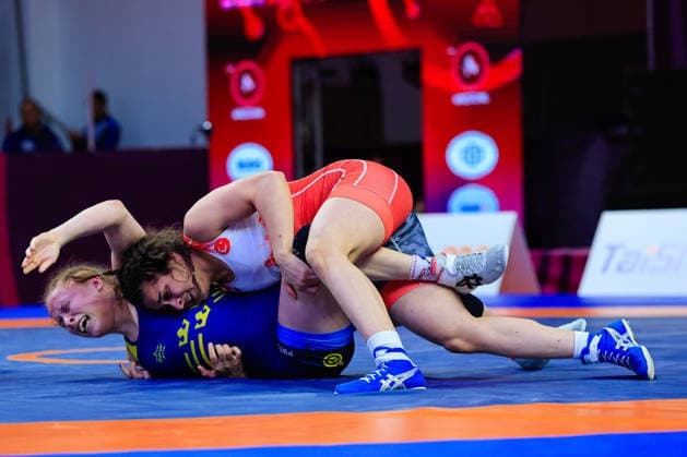 U17, U 17 Wrestling European Championships 61kg WW - Ozdenur Ozmez (TUR) df. Inez Ester Lea Airaksinen (SWE)