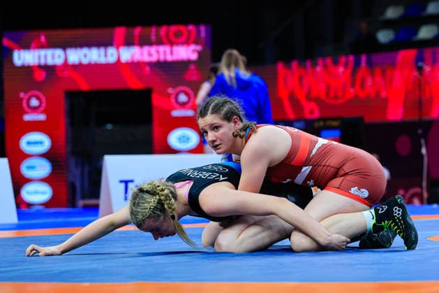 U17, U 17 Wrestling European Championships 69kg WW - Nino Samkharadze (GEO) df. Frida Malou Kebernik (GER)