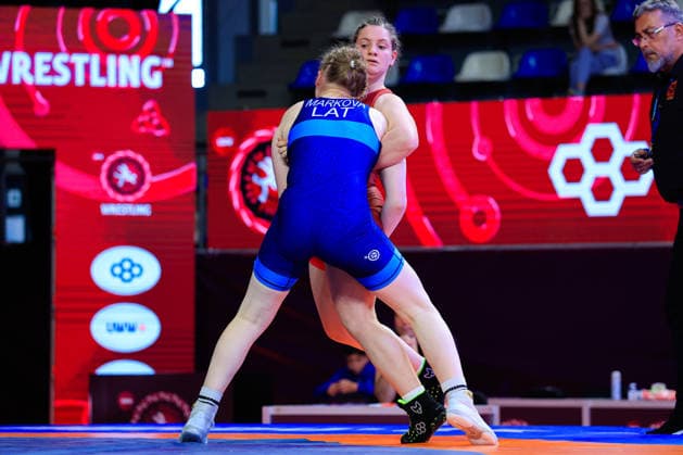 U17, U 17 Wrestling European Championships 69kg WW - Darja Markova (LAT) df. Nino Samkharadze (GEO)