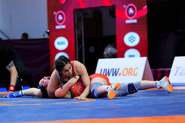 U17, U 17 Wrestling European Championships 61kg WW - Ozdenur Ozmez (TUR) df. Olivia Victoria LÃ onie Sandin Amblard (FRA)