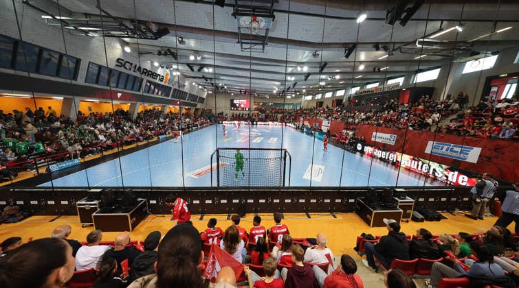 Stuttgart , Futsal Bundesliga Finale Deutsche Meisterschaft Spiel 2 , TSV Weilimdorf vs. HOT 05 Futsal , Übersicht Scharrena