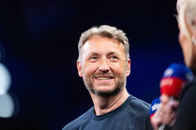 RECORD DATE NOT STATED 14th May 2026, Utilita Arena, Birmingham, Midlands, England; 2026 PDC Bet MGM Premier League Darts Night Fourteen; Wayne Mardle, former player now working for Sky Sports GodfreyxPitt