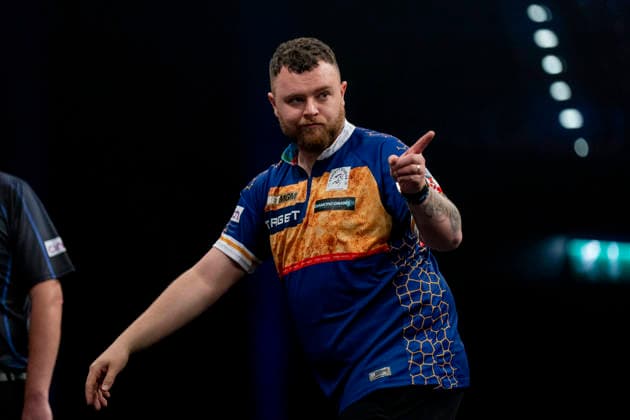 2026 BetMGM Premier League Darts, Night 15, Birmingham Josh Rock celebrates winning a leg during the 2026 BetMGM Premier League Darts, Night 15 at the Utilita Arena, Birmingham, England on 14 May 2026 Credit: Alex Young Every Second Media Editorial use only. All images are copyright Every Second Media Limited. No images may be reproduced without prior permission. Copyright: xIMAGO EveryxSecondxMediax ESM-1992-0005 AlexxYoungx xEveryxSecondxMediax