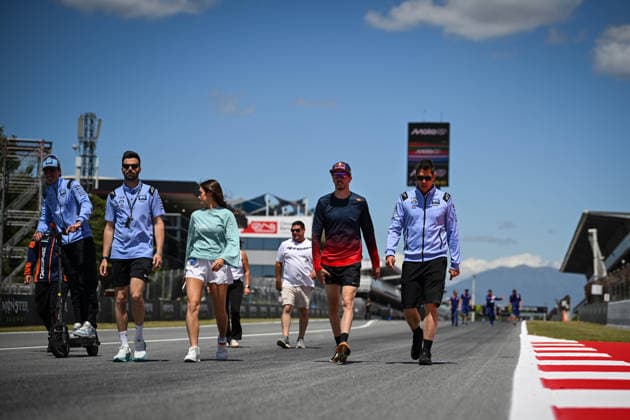 MOTO - MOTO GP - CATALUNYA GRAND PRIX 2026 ALDEGUER Fermin (spa), BK8 Gresini Racing MotoGP, Ducati Desmosedici GP25, portrait and MARQUEZ Alex (spa) during the 2026 MotoGP Monster Energy Grand Prix of Catalunya, on the Catalunya circuit of Barcelona, from May 15 to 17th, in Spain - BarcelonaSpain  Copyright: xGIGIxSOLDANOx