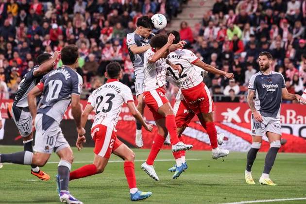 May 14, 2026, Girona, Girona, SPAIN: Jon Martin of Real Sociedad in action during the Spanish league, LaLiga EA Sports, football match played between Girona FC and Real Sociedad at Montilivi stadium on May 14, 2026 in Girona, Spain. Girona SPAIN - ZUMAa181 20260514_zaa_a181_043 Copyright: xJavierxBorregox